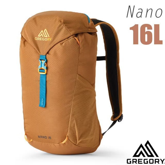 【GREGORY】NANO 16L 多功能休閒後背包.雙肩背包.水袋背包.登山健行背包/153056-A546 摩押褐✿30E010